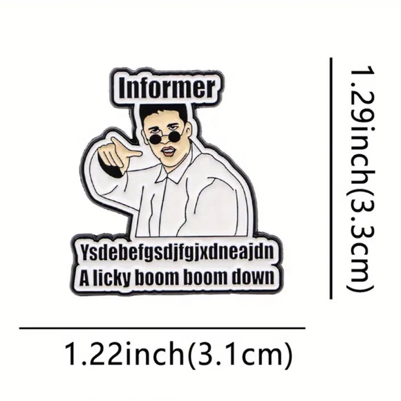 Canadian Rapper Snow, Informer Enamel Pin - Picture 5 of 7